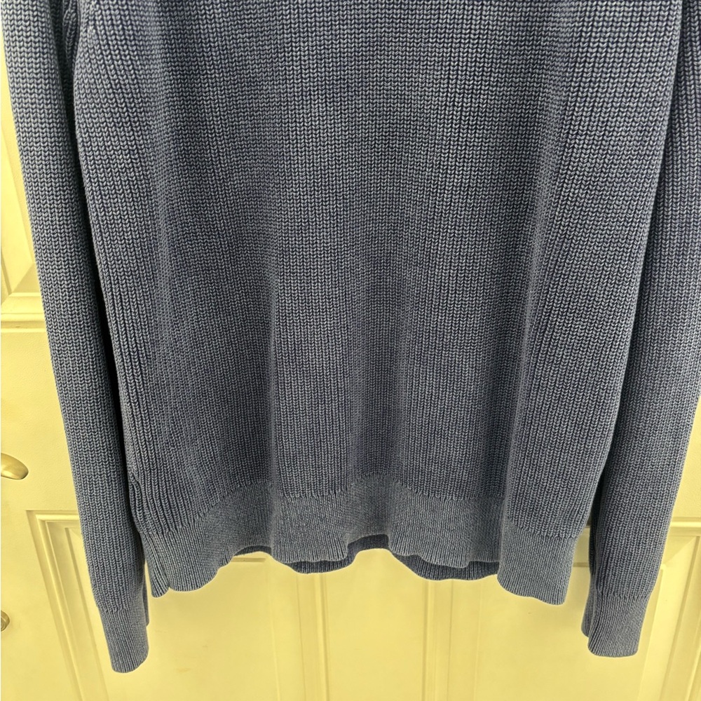 J. Crew Men’s Heritage Cotton Shaker-stitch Sweater Large - Picture 8 of 10